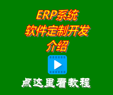 ERP系統(tǒng)軟件定制開發(fā)